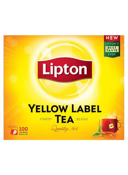 Lipton Yellow Label Black Tea 100 Teabags 200g
