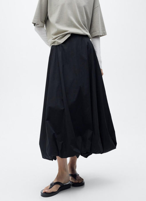 MANGO Flared Puffed Hem Skirt