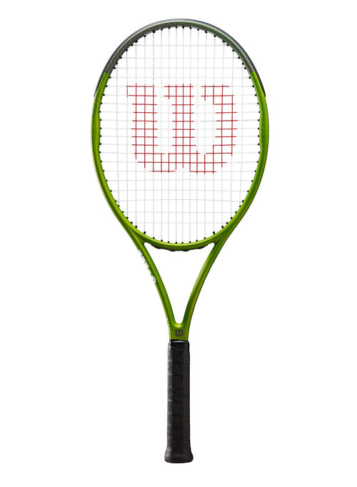 Wilson Blade Feel 103 Tennis Racket, 16x20, Adults, Beginners/ Intermediate - Green/ Black