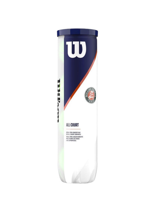 Wilson Roland Garros All Court Tennis Balls, pack of 4