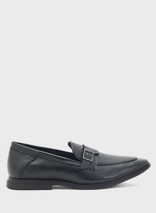 Robert Wood Buckle Detail Formal Slip Ons
