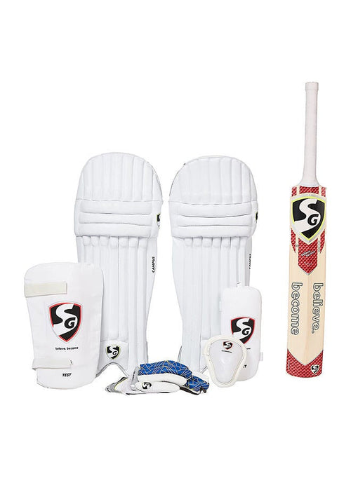 SG Full Cricket Kit With Nylon Duffle Bag | For Men | Adult | Full Size