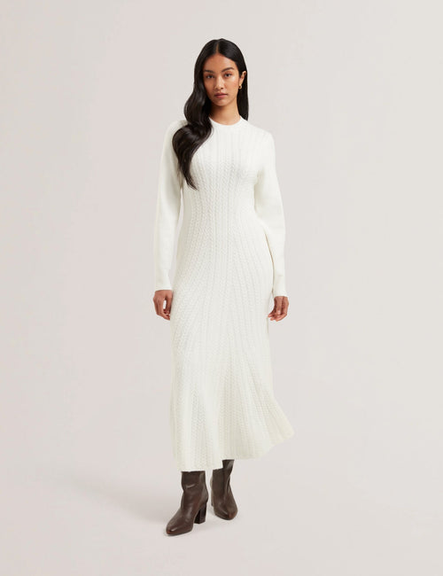 Ted Baker Crew Neck Knitted Dress