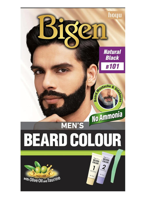 Bigen Bigen Men'S Beard Color, Natural Black B101, 40G