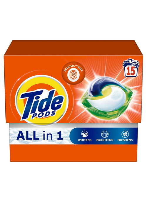 Tide Original All-in-1 Laundry Detergent Pods 15 Pods
