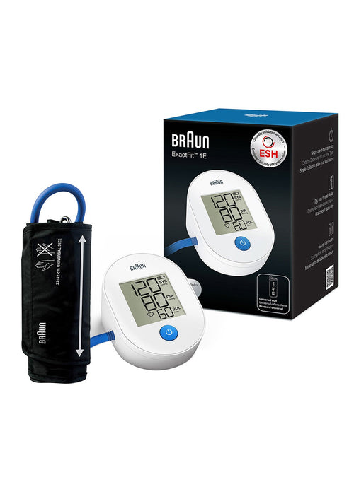ExactFit 1E Upper Arm Blood Pressure Monitor – Clinically Accurate, Easy-to-Read, Universal Cuff, Stores Last Reading BUA4000