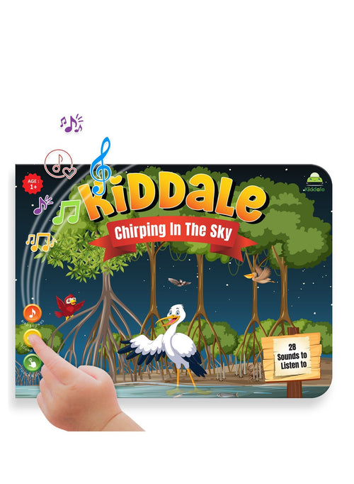 Kiddale Birds Rhyme Musical Sound Book for Children Aged 1 and Up