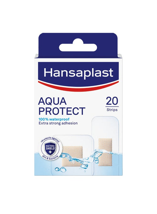 Aqua Protect Wound Plasters 100% Waterproof Dressing Plaster For Swimming And Bathing Extra Strong Adhesion Non-Stick Wound Pad Flexible And Breathable Plaster 20 Strips