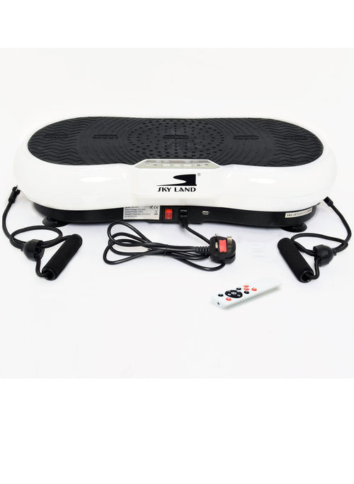Sky Land Crazy Fitness Vibration Plate | Ultra-Thin Body Slimmer Machine | 99-Speed Levels, 3 Workout Modes, Bluetooth Speaker | Whole Body Workout & Weight Loss Trainer, EM-1872