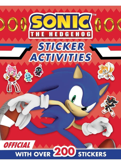 HarperCollins Publishers Sonic the Hedgehog Sticker Activities Book: Sticker-Filled Puzzles and Activities Perfect For All Sonic Fans. It Includes 6 Pages of Stickers.