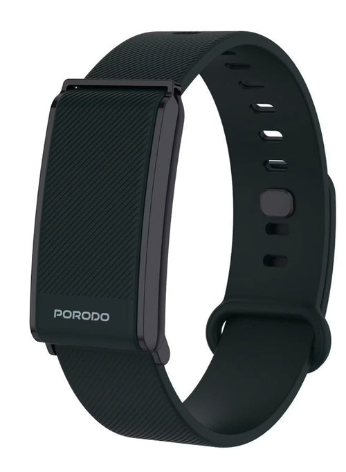 Porodo TrackFit Screenless Smart band Activity Fitness Tracker FULL BLACK