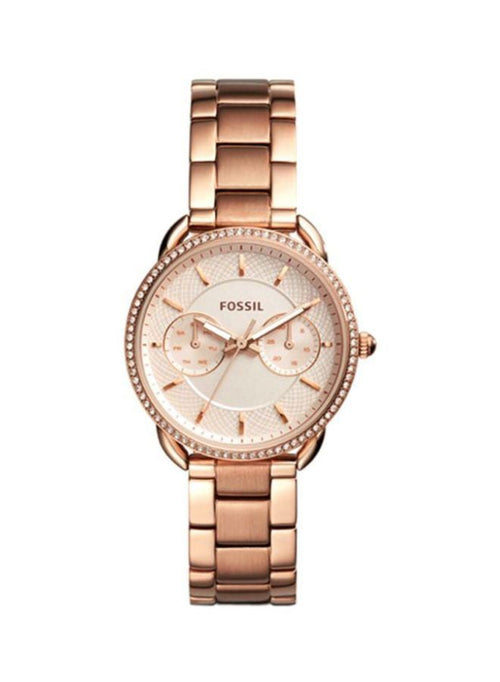 FOSSIL Women's Tailor Water Resistant Analog Watch ES4264 - 35 mm - Rose Gold
