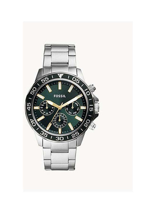 FOSSIL Men's Stainless Steel Chronograph Wrist Watch BQ2492 - 45 mm - Green