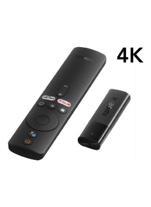Xiaomi Mi TV Stick 4K Ultra HD Streaming Device, Android TV 11 with Google Assistant Voice Remote Control Streaming Media Player Black