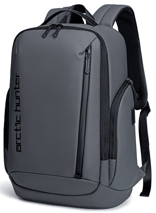 Business Backpack for Men Laptop Bag Office Travel Backpack with USB Port B00554 Grey
