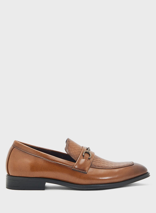 Robert Wood Texture Detail Classic Formal Slip Ons