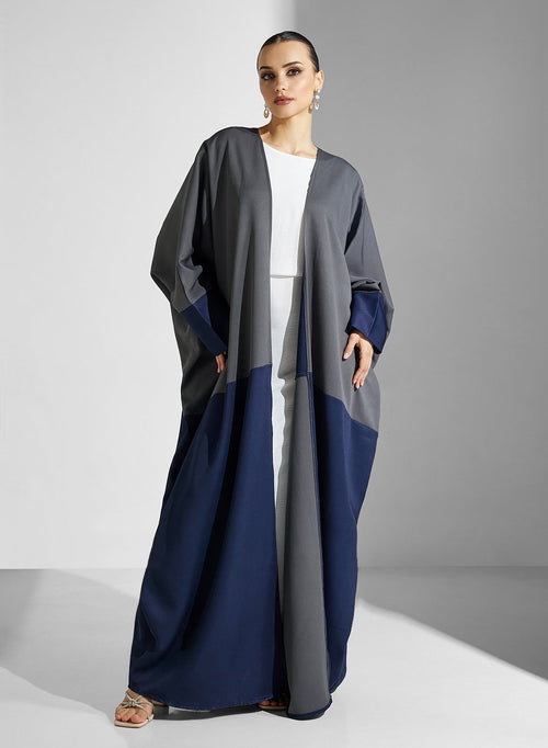 hayas closet Open Front Cape Sleeve Abaya