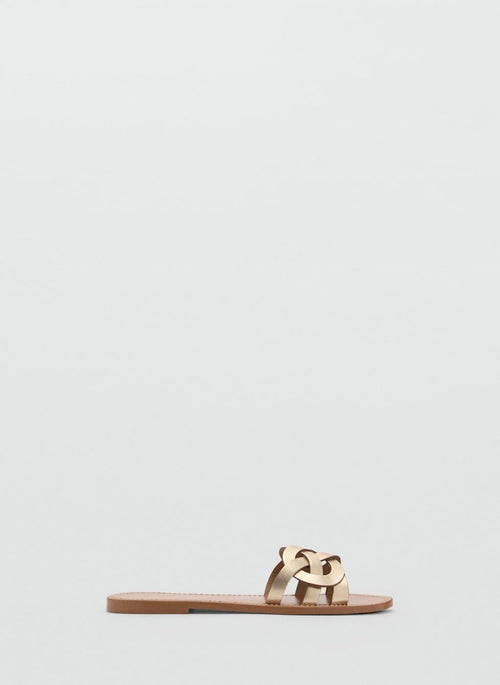 MANGO Casual Intertwined Strap Sandals