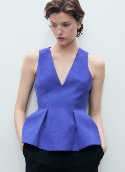 MANGO Modal V-Neck Top