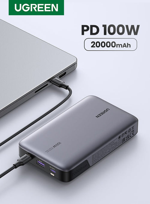 Ugreen High-Wattage Laptop Power Bank 20000mAh