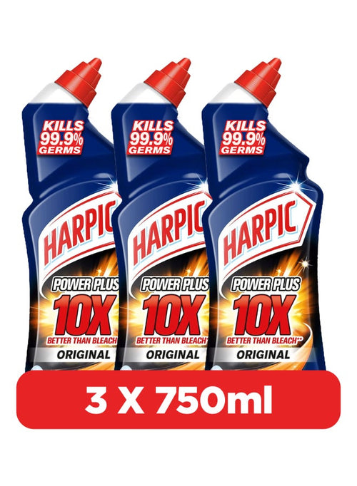 Harpic Liquid Power Plus Toilet Cleaner 3 x 750ml