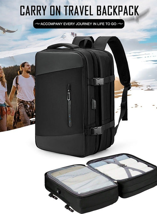 Archy Carry-On Luggage Backpack Unisex Backpack External Charging Interface Wet and Dry Separation