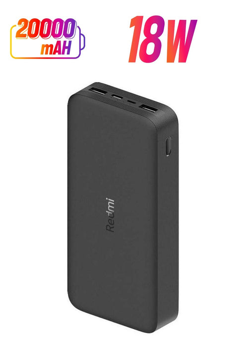 Xiaomi 20000mAh High-Speed Charging Technology Powerbank 18 watt Black