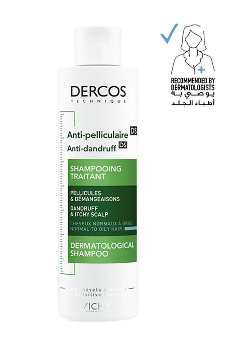 VICHY Dercos Anti Dandruff Shampoo for Normal to Oily Hair 200ml