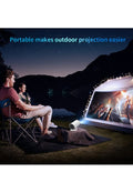 Mi VAZA Portable Projector Pocket 5G WIFI Android11.0 Support 130 Inches Home Theater Full HD 1080P for Indoor Outdoor Home Birthday Gift Compatible with TV Stick/HDMI/USB/PS5/iOS/PS4