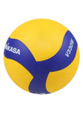Mikasa Official Size 5 Volleyball |FIVB Approved | Nylon Wound Core| 18-Panel Aerodynamic Design | Durable Composite Cover | Indoor Outdoor Professional Training Ball | Blue & Yellow