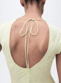 MANGO Wrinkled Effect Midi Dress