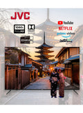 JVC 43 Inch Edgeless Full HD Android 14 Smart TV With Bluetooth , Dolby Audio And Quadcore Processor LT-43N5105 Black