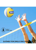 Nivia G-2020 Rubber Volleyball | Size: 4 | Laminated | 18 Panels | for Indoor & Outdoor Matches | Machine Stitch | Butyl Bladder | High Air Retention