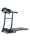 Sparnod Fitness Sparnod Fitness STH-1200 Foldable Motorized Treadmill for Home Use (4 HP Peak) with 12 Pre-set Programs, Hi-Fi Speaker, Safety Key, Maximum User Weight of 110 Kg