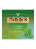 Twinings Green Tea With Mint 50 Teabags 75g