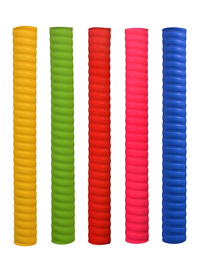 DSC Coil Colored Cricket Bat Grip | Pack of 1 | Material: Rubber | Better Shock Absorption | Enhanced Control | Simple Installation | Usage for All Players | Comfortable Fit