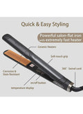 Tornado Keratiner Hair Straightener and Curler 2 in 1 Ceramic Flat Iron with 6 Heat Settings Adjustable Temperature and Heats Up Fast