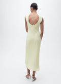 MANGO Wrinkled Effect Midi Dress