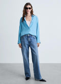 MANGO Lyocell Fluid Shirt
