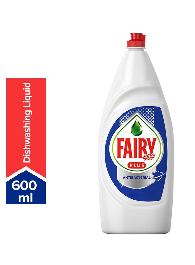 Fairy Plus Antibacterial Dishwashing Liquid 600ml