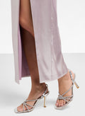 Truffle Stiletto Heel Knotted Diamond Sandal