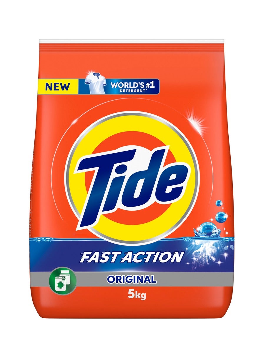 Tide Fast Action Laundry Detergent Powder 5kg