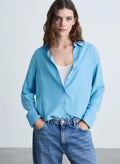 MANGO Lyocell Fluid Shirt
