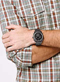 FOSSIL Men's Water Resistant Chronograph Watch FS4662 - 45 mm - Black