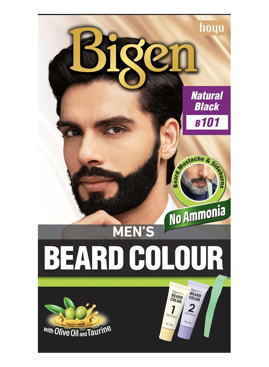 Bigen Bigen Men'S Beard Color, Natural Black B101, 40G