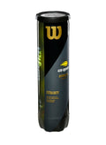 Wilson Us Open Extra Duty Hard Court Yellow Tennis Balls - 4 Ball Can
