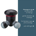 Beurer MG 18 Mini Handheld Electric Massager for Gentle Vibration Massager | Ideal for Back, Neck, Arms and Legs | LED Light | Portable | Black | 3 Years Guarantee