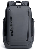 Business Backpack for Men Laptop Bag Office Travel Backpack with USB Port B00554 Grey