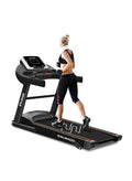 Sparnod Fitness STH-1250 (3 Hp Peak) Automatic Motorised Treadmill For Home Use | Speed-12Km/Hr | Max User Weight 100 Kg | 3 Level Manual Incline | Warranty 1 Year