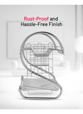 Delcasa 2 layer Iron Dish Rack- DC3029/ Organizer for Kitchen to Keep 13 Plates, Bowls, Glasses, Cups, Cutlery/ Drying Stand with a PP Drain Tray
